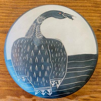 Fishing Loon Box By Melissa Green