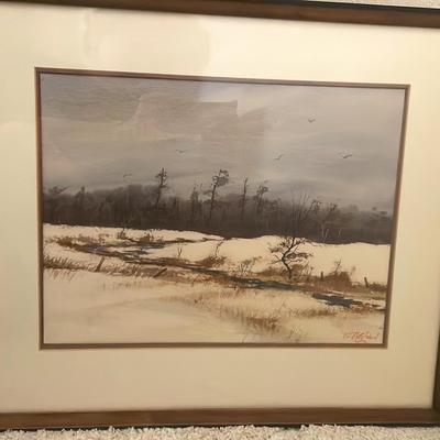 Original Watercolor By Wain 