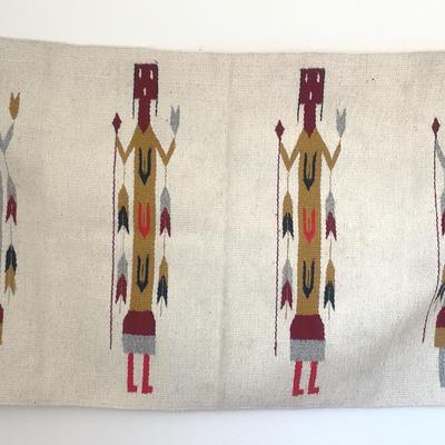 Vintage Navajo Yei Wool Weaving