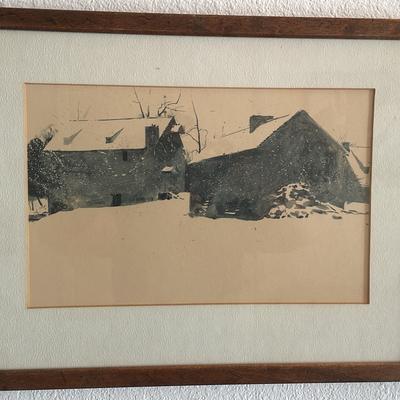 Brinton's Mill By Wyeth 