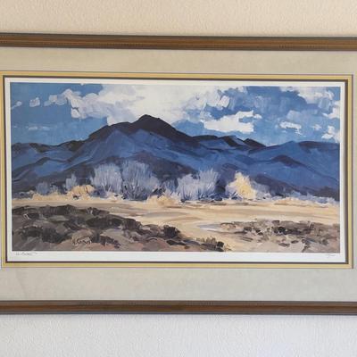 Limited Edition, Certified Signed Cabot Lithograph 