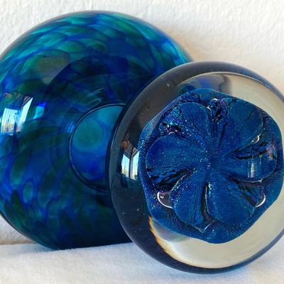 Eckart Signed Paperweight 