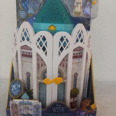 Disney's Wish Rosa's Castle Play Set with 2 Poseable Dolls - 20+ Pieces - New in Box