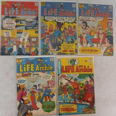 Vintage Archie Comics Life with Archie Comic Books - 5 in All