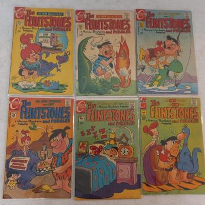 Vintage Charlton Comics The Flintsones Vol. 2 Comic Books - 6 in All