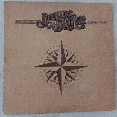 Vintage 1977 ABC Records Jimmy Buffet "Changes in Latitudes Changes in Attitudes" Vinyl LP #AB-990