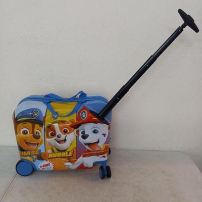 Nickelodeon Paw Patrol Kid's Ride On Luggage - Blue - New with Tags
