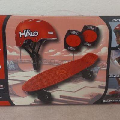 Halo 4-Piece Skateboard Combo - Red - New in Box