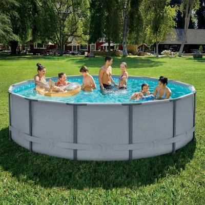 Summer Waves Metal Frame 14' Diameter x 48" Depth Above Ground Pool