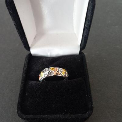 Vintage Sterling Filigree Ring - Size 7 - TW 3.1g