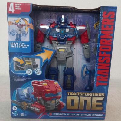 Hasbro Transformers One Power Flip Optimus Prime - New in Box