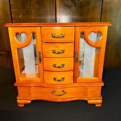 Light Oak Jewelry Box