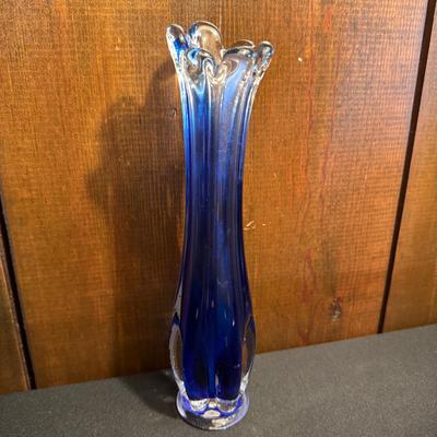 Cobalt Swung Vase