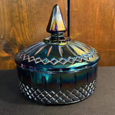 Amethyst Carnival Glass