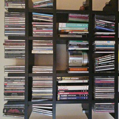 CD & DVDs With Rack