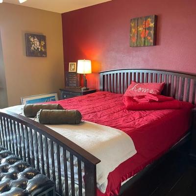 Cal king bed 