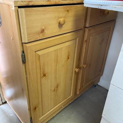 Cabinet in shed 