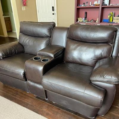 Two seat leather 
