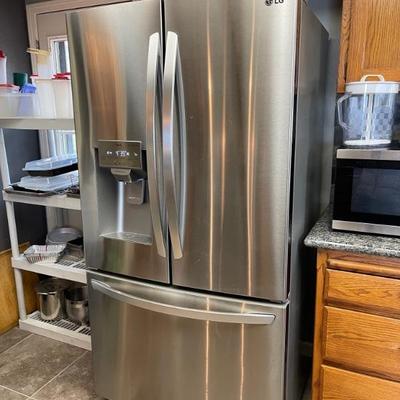 Stainless steel fridge 