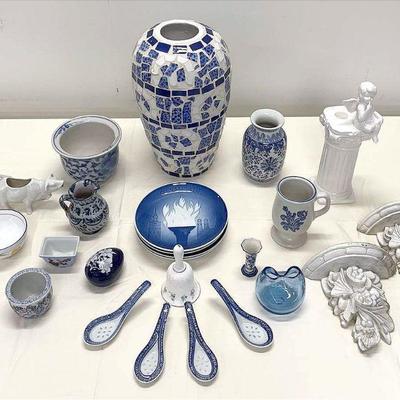 Blue & White Decor