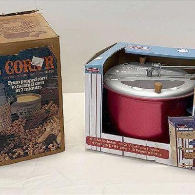 Vintage Popcorn Poppers