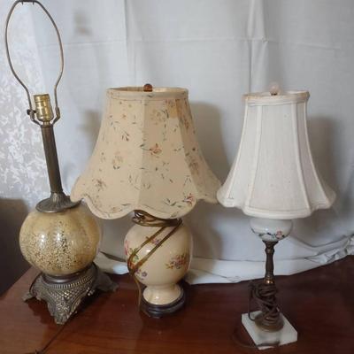 Vintage Lamp Assortment 
