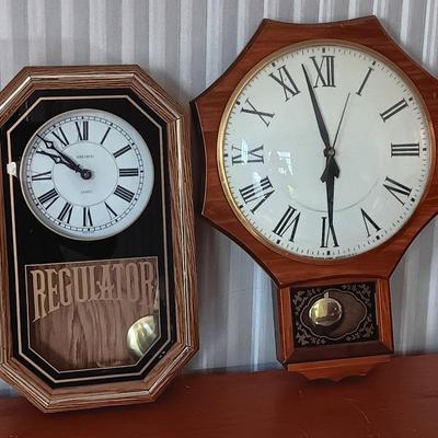Two Wall Clocks 