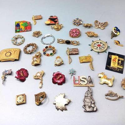 Vintage Costume Pins 