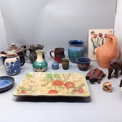 Pottery & Wood Art 