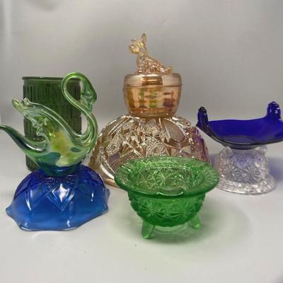 Vintage Color/ Carnival/ Art Glass 