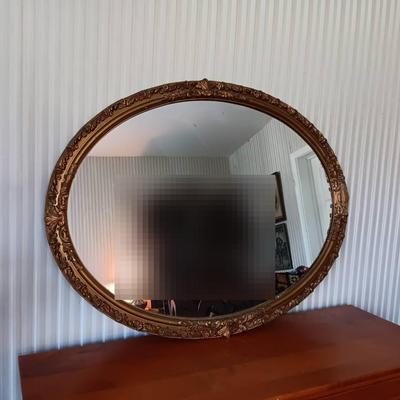 Ornate Goldtone Mirror