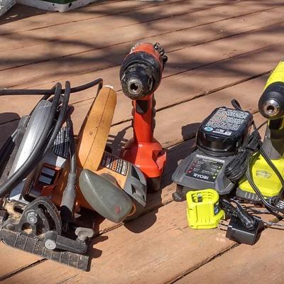 Drills + Circular Saw