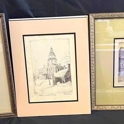 Don Swan Etchings/prints