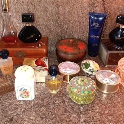 Vintage Perfume & Trinket Boxes 