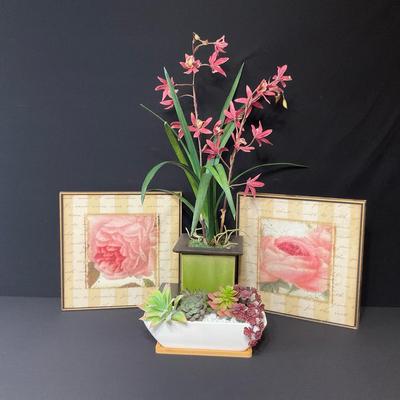 Pretty On Pink Floral Decor