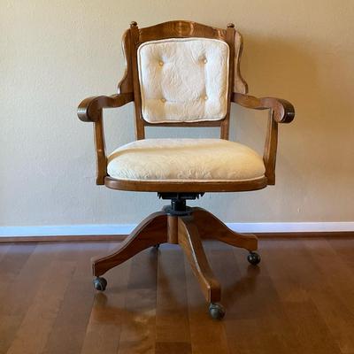 Vintage Swivel Desk Chair 