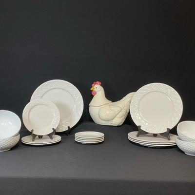 Rooster And Dinner set
