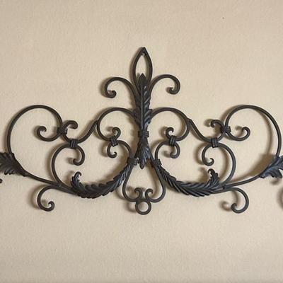 Swirled Metal Art Piece