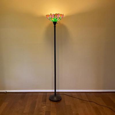 Stained Glass Style Floor Lamp