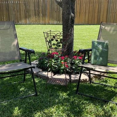 Patio Seating & Plant Stand