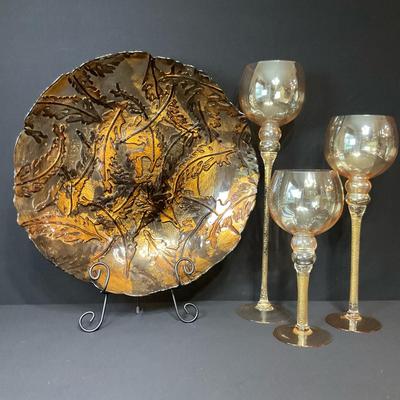 Gold Colored Decor