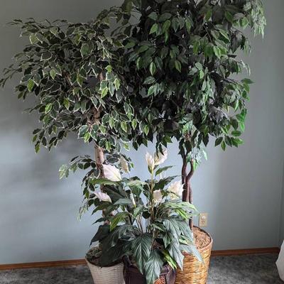 Faux Decorative Indoor Plants