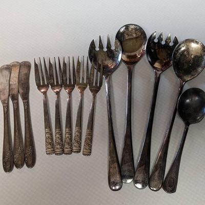 Various Silver Plated Dinnerware