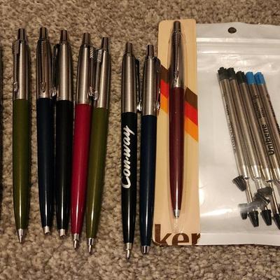 Vintage Parker Pens With Refills