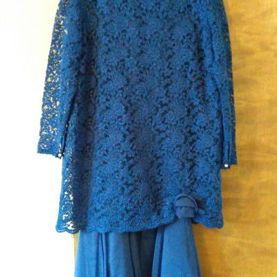 Vintage Blue "Mother of the Bride" Dress