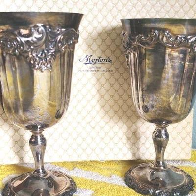 Baroque by Wallace Silver Plate Chalices