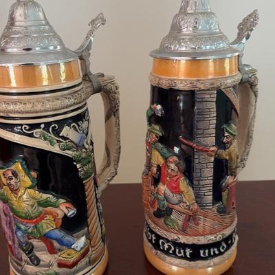 West German Beer Steins 