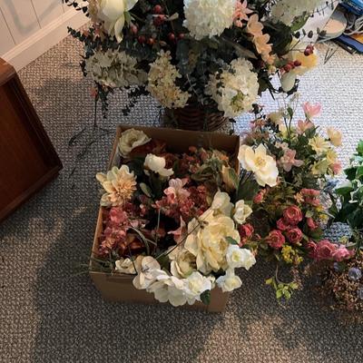 Assorted Artificial Flower Lot
