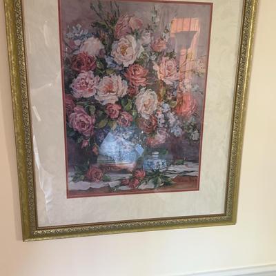 Floral Print By Barbara Mock