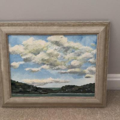 Small Ocean Oil Painting